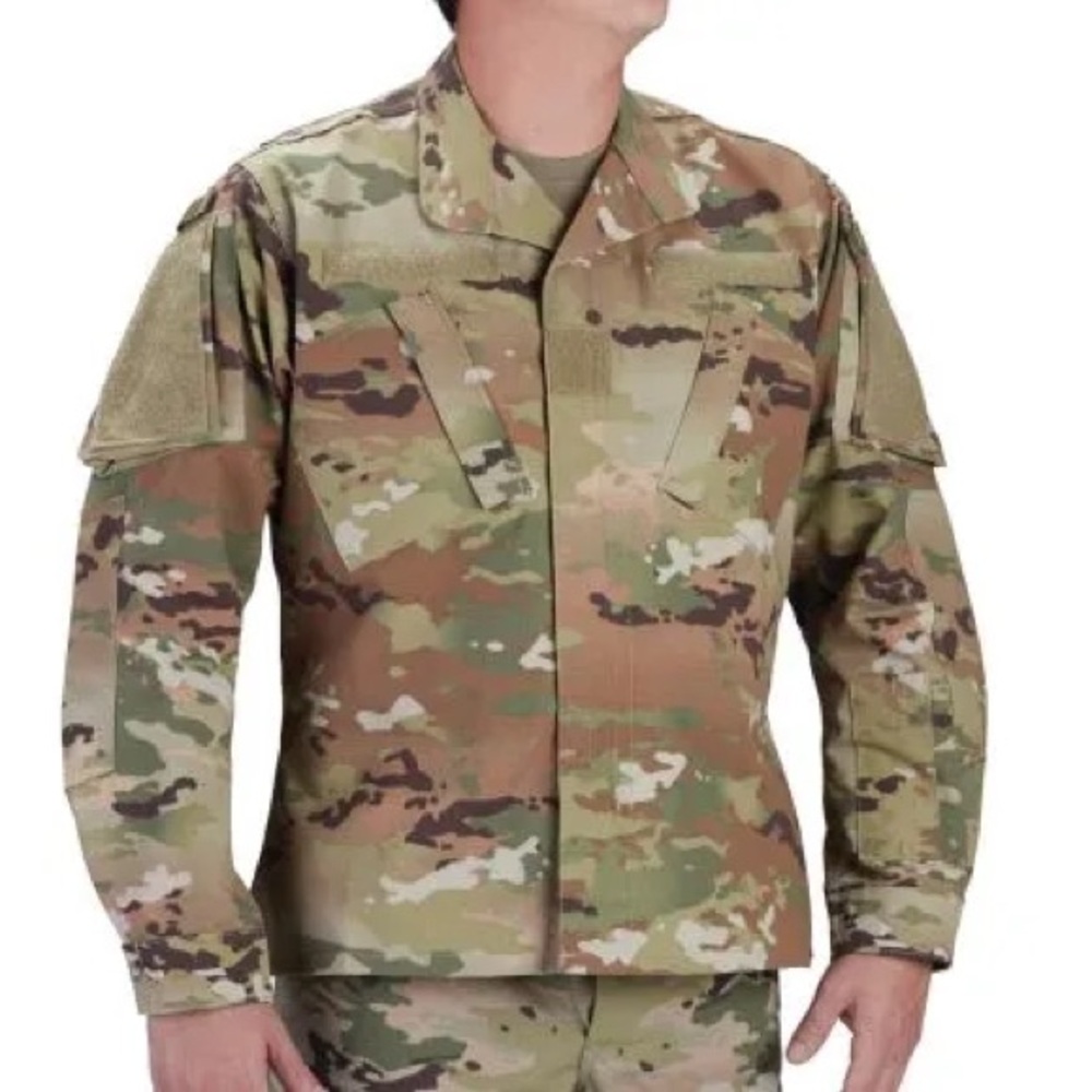 NWOT U.S. Military OCP Uniform Combat Coat Size Medium Short 8415-01-623-5526